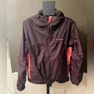 Columbia Hooded Lined Raincoat